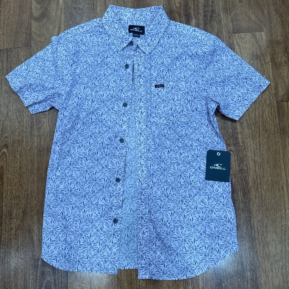 O'Neill Men's Blue Floral Casual Shirt
